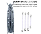 Youngshion 3 In 1 Thickened Padding Ironing Board Cover with Protective Mesh Cloth and 4 Fasteners for Standard and Large Size Boards