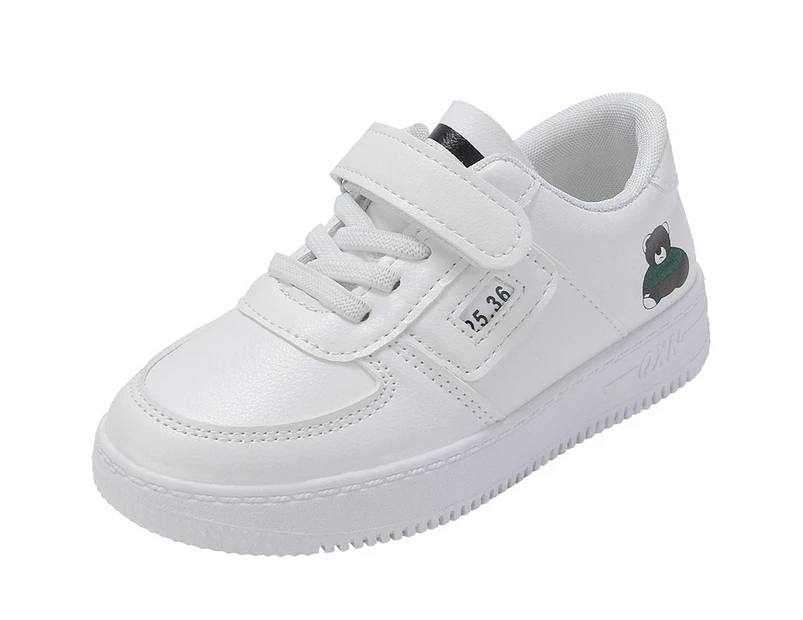 Children's Skate Shoes Girls 2022 New Autumn Casual Non-slip Waterproof Boys White Shoes Students Soft-soled Sneakers Shoes