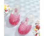 Children's Shoes Soft Soled Children's Shoes Beach Sandals Girls Summer Crystal Gladiator Sandals Casual Shoes Flat HeelNewJelly