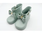 New Soft-soled Baby Bow Rain Boots for Children Girls' Jelly Low-barrel Water Boots Cute Princess Shoes Booties