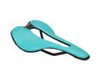 Hollow Bicycle Seat Good Filling Easy to Install Bike Seat Ergonomic Design Bike Saddle for Cycling Cyan