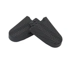 1 Pair Anti-slip Stripes Quick Release Rubber Pedal Cleat Covers Durable Bicycle Pedal Cleats Covers Bike Accessories  Black