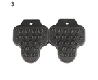 1 Pair Bicycle Rubber Pedal Cleat Covers for Shimano SPD-SL/LOOK KEO/LOOK Delta for H-Delta