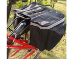 Outdoor Cycling MTB Mountain Bike Bicycle Rear Seat Pannier Cargo Carrier Bag Black