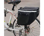Outdoor Cycling MTB Mountain Bike Bicycle Rear Seat Pannier Cargo Carrier Bag Black