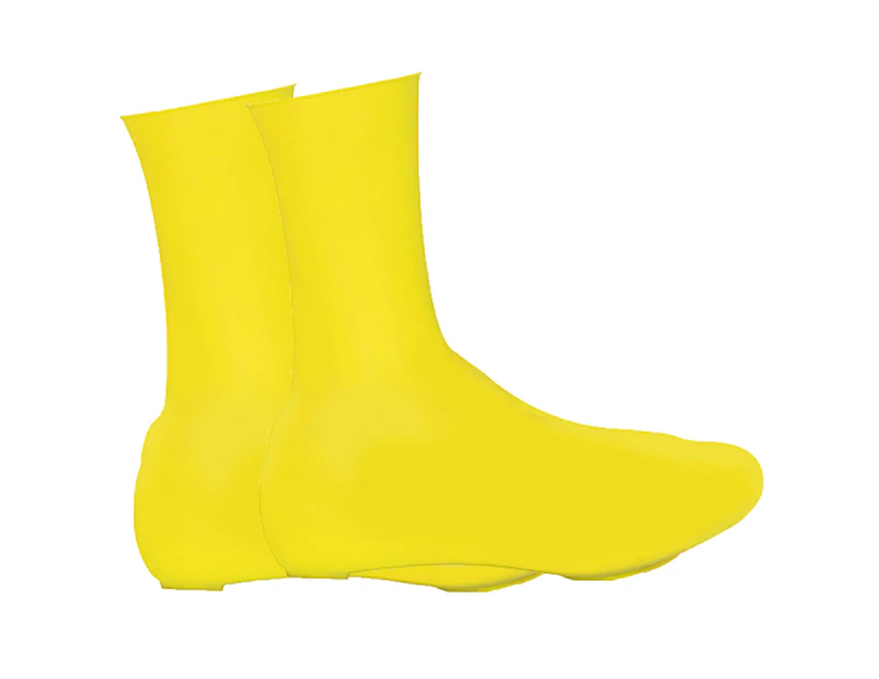 Waterproof Warm Silicone Cycling Lock Shoes Covers Bicycle Overshoes Protector Yellow