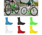 Waterproof Warm Silicone Cycling Lock Shoes Covers Bicycle Overshoes Protector Yellow