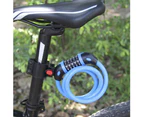 Anti-theft Code Type Lock for Motorcycle Mountain Bike Tool Box Bicycle Scooter Random Color