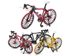 1/10 Simulation Alloy Racing Bike Road Bicycle Model Toy Gift Showcase Decor-Red