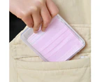 Portable Travel Dustproof Face Cover Plastic Storage Container Box Carry Case-M