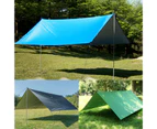 Outdoor Beach Waterproof Mat Sun Shade Sail Canopy UV Block Camping Shelter Black