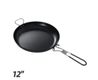 Grilling Skillet Portable Non-Stick BBQ Foldable Frying Pan for Outdoor Camping