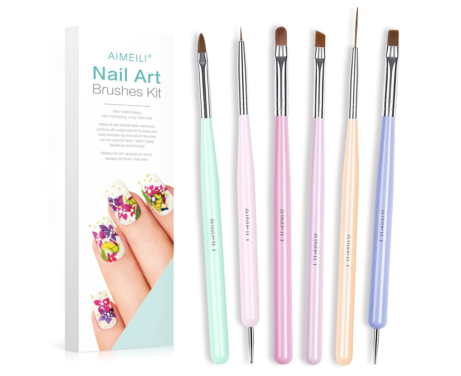 Amazon.com : Artdone 31pcs Nail Art Brushes,Nail Art Tool Set,Nail Dotting  Tools,Nail Dust Brush,Striping Nail Art Brushes for Long Lines,Nail Drawing  Pen For Nail Design.… : Beauty & Personal Care