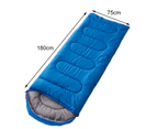 Sleeping Bag Waterproof Skin-friendly Multi-functional Camping Hiking Backpacking Sleeping Bag for Outdoor Royal Blue