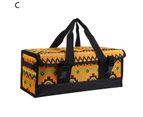 Waterproof Tent Tool Bag Fashion Print Oxford Cloth Large Capacity Tent Nails Bag for Outdoor C