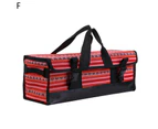 Waterproof Tent Tool Bag Fashion Print Oxford Cloth Large Capacity Tent Nails Bag for Outdoor F