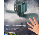 3 Gears Removal Blades Lantern Fan Power Bank Function USB Rechargeable Remote Control Camp Light Fan Outdoor Supplies  Atrovirens