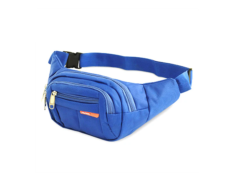 Unisex Outdoor Sports Waist Bag Waterproof Crossbody Pack Storage Bag Pouch Blue