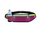Belt Bag Sweatproof Multiuse Polyester Hidden Anti-theft Walking Cell Phone Holder for Outdoor Fitness Running Purple