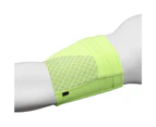 Reflective Phone Armband Portable Unisex Quick-drying Elastic Sports Armband for Running Fluorescent Yellow