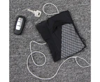 Reflective Phone Armband Portable Unisex Quick-drying Elastic Sports Armband for Running Black