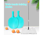 Table Tennis Training Practice Elastic Shaft with 3 Ping Pong Ball 2 Racket Table Tennis