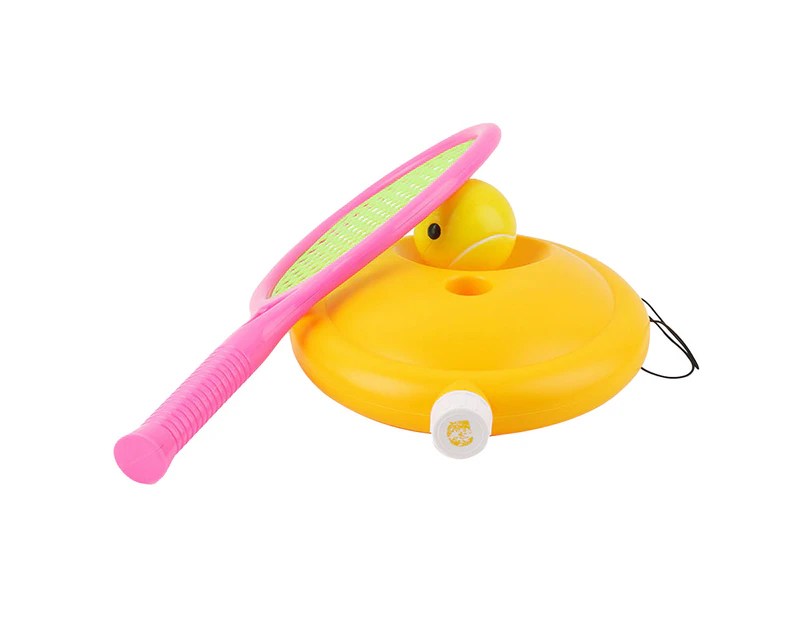 Children Single Tennis Training Toy for Beginners Student Sports Practice Device Pink