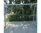 Football Net Corrosion-resistant Sturdy Construction White Portable Soccer Goal Net for Outdoor White