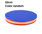 Football Training Mark Plate Non-slip Agility Training Vibrant Color Soccer Training Obstacle Logo Round Disc for Exercise
