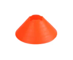 Marker Discs Wear Resistant Good Flexibility Compact Soccer Agility Training Disc Cone Training Equipment  Orange