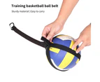 Spike Trainer Elastic Cord Wear Resistant Sport Goods Hanging Volleyball Spike Trainer for Athletes  Black