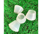 Tennis Racket Power Cap Transparent Shockproof Silicone Tennis Racket Grips Back Cover Energy Sleeve for Outdoor Sports  Clear