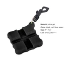 Silicone Arrow Puller Removal Tool with Hook for Archery Black