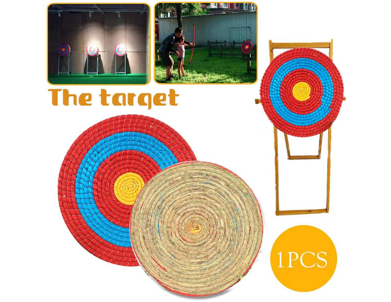 Outdoor Round Archery Bow Straw Target Slice Coiled Practice Shooting Dart Board