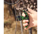 Archery Compound Release Aid Finger Protect Pull Effortlessly Accessory Three-Finger Archery Grip Dispenser for Arrow Green