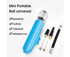 Portable Ball Pump Quick Inflation Easy to Use Long Service Life Practical Hand Inflator for Basketball Blue