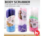 [3PK] Swosh Body Scrubber, Durable And Reliable, Dense And Fluffy Mesh, Long-Lasting Foaming, Gentle And Can Effectively Clean And Exfoliate, Leaving Your