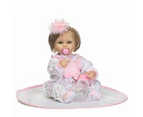 NPK New Design 18inch 40cm Sweet Reborn Baby Doll with rooted hair very soft touch best gifts for children on Birthday