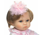 NPK New Design 18inch 40cm Sweet Reborn Baby Doll with rooted hair very soft touch best gifts for children on Birthday
