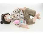 NPK Hot selling doll lifelike reborn baby doll rooted human hair fashion doll Christmas gift lovely gifts