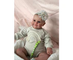 NPK 50CM full Silicone Reborn Baby Girl Doll Maddie High Quality Hand-made Doll 3D Paint with Visible Veins Waterproof Bath toy