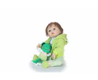 NPK new design silicon reborn babies full body soft real gentle touch bonecas reborn cut bebe dolls hot toys for kids