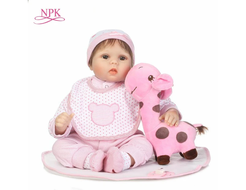 NPK reborn baby doll doll vinyl silicone soft real touch in same clothing as pisture best toys and gift for children