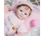 NPK Original Design 50CM Bebe Girl Doll Reborn Soft Body Cuddly Newborn Baby Size  Lifelike Real Touch Flexible Silicone doll