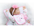 NPK Real lifelike reborn Baby Dolls About 22inch Lovely Doll reborn For Baby Gift Bonecal Bebes Reborn Brinquedos