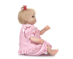 NPK newborn sweet 17inch 42CM soft silicone vinyl real soft gentle touch reborn baby doll Christmas gift for children