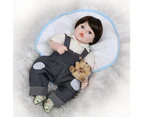 NPK reborn doll with soft real gentle touch new lifelike with soft cloth body lovely gifts for children on Christmas