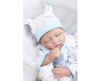 NPK reborn doll with soft real gentle touch22inch sleeping baby doll lifelike silicone vinyl Christmas Gift sweet baby