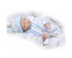 NPK reborn doll with soft real gentle touch22inch sleeping baby doll lifelike silicone vinyl Christmas Gift sweet baby