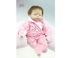 NPK reborn doll with soft real gentle touch simulation 18inches lifelike reborn soft silicone vinyl newborn baby doll